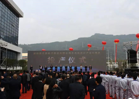 米兰官网微电子股份有限公司半导体芯片产业化项目投产仪式